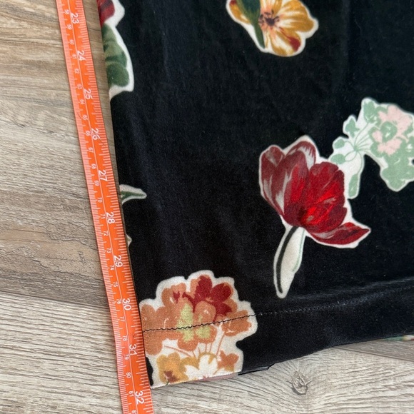 Vivian Shyu Floral Black Wide-Leg Pants size M/L - Picture 5 of 10